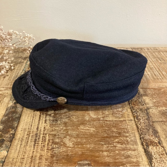 Women’s Wool Hat Epoch Hats Greek Fisherman Hat with Braided Band Size L/XL - Picture 3 of 15